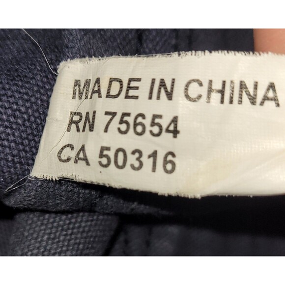 Abercrombie & Fitch Distressed Denim Blue Embroidered Tote Bag w Back Pocket - Picture 10 of 10